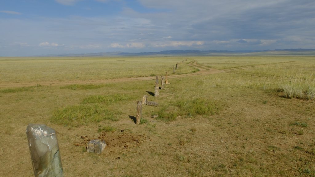 Turks grafmonument in Mongolië