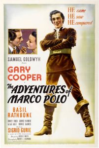Poster for the movie "The Adventures of Marco Polo"